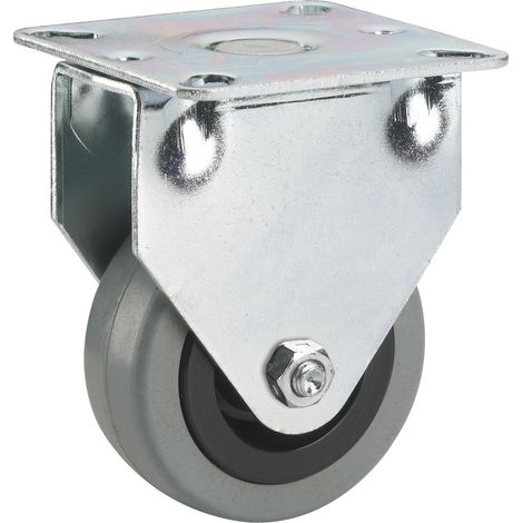Bockrolle 50 x 20 mm, Tragkr. 45 kg Möbelrollen (1/2)