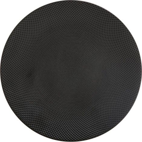 Lot de 6 Assiettes Plates "Caviar" 27cm Noir (1/2)