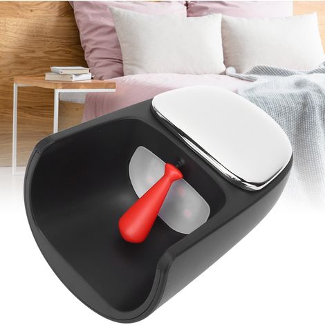 Réveil Numérique Moderne avec Radio et Projecteur pour Chambre à Coucher Noir (1/5)