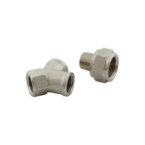Mecafer - Raccords 3 voies 1x 3/8F - 2x 1/4F