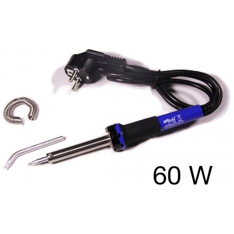 SOLDADOR ELECTRICO 60W NEGRO-AZUL - BRINOX
