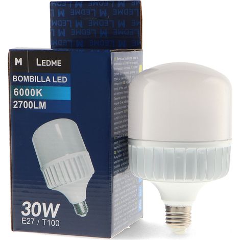 Ampoule LED E27 T100 30W 6000K - Ledme - LM7098 (1/2)