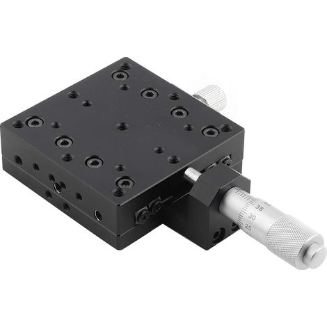 X étapes linéaires à rouleaux, X micromètre manuel de réglage fin X étapes linéaires manuelles SEMX60-AC X étapes linéaires étapes linéaires de précision à rouleaux 60 60mm (1/5)