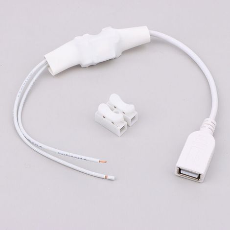 Petit transformateur d'alimentation sans fil pour caméra 220 V vers 5 V, adaptateur secteur domestique avec surveillance WiFi et port USB. (1/5)
