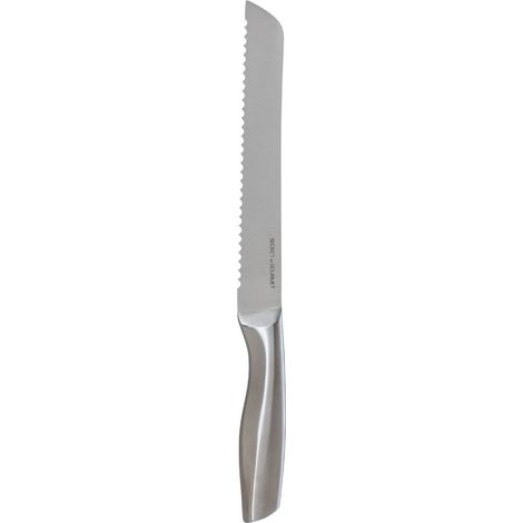 Couteau à Pain en Acier Inoxydable Secret de Gourmet, Longueur 21 cm (1/5)