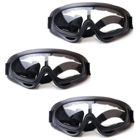 3 Pack Lunettes de Sécurité,jeux de plein air pour enfants Lunettes de protection,Protection des yeux et pour le travail en laboratoire (1/5)