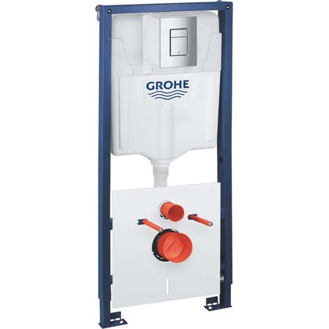 Grohe Solido - Vorwandmontageset für Wand-WCs, Höhe 1,20 m, Betätigungstaste Even, verchromt 39930000 (1/5)