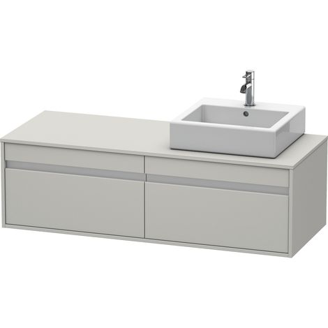 Duravit Ketho consola mueble bajo lavabo, suspendido,