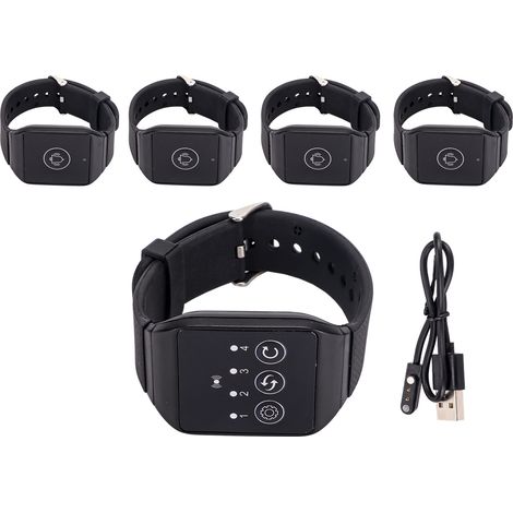 Bipeur sans fil multifonction étanche IPX7 433,92 MHz pour système d'appel de restaurant (4 en 1) (1/5)