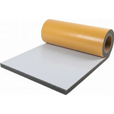 Pannello fonoassorbente autoadesivo in schiuma di poliuretano ABM 30 mm 100x200 cm grigio chiaro (1/3)