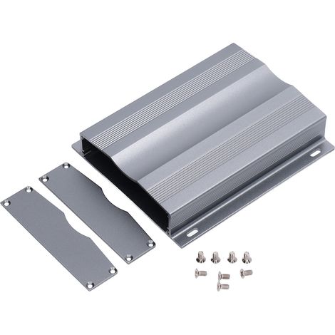 Boîtier électrique en alliage d'aluminium 29x129x150mm gris mat, boîte de jonction étanche intégrée. (1/5)