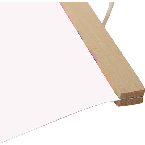 Cadre photo magnétique moderne en bois blanc 30 cm, idéal pour créer soi-même des affiches et des impressions sur rouleau. (1/5)