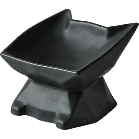 1 Gamelle chat, céramique, ouverture oblique, hauteur ergonomique, protection cervicale, anti-éclaboussure, pour animal domestique (1/5)