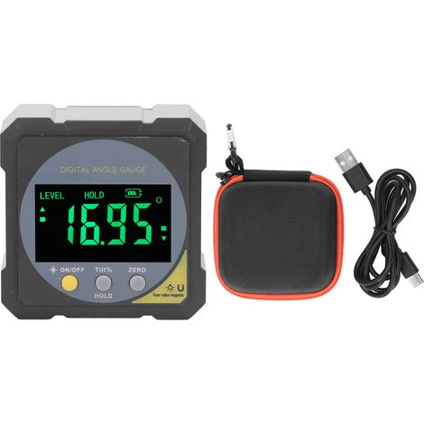 magnétique à écran LCD rétroéclairé noir étanche IP54 avec (1/5)