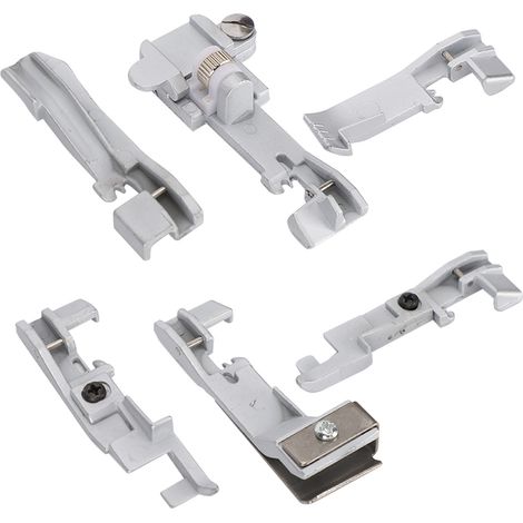 6 Pièces Pieds Presseur Universels pour Machine à Coudre SINGER 14U 14CG754 14SH654, Lot d'Accessoires (1/5)