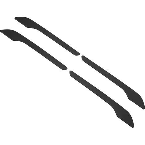 Lot de 4 protections décoratives pour poignées de porte extérieures en ABS, compatibles avec Tesla Model 3 (2017-2020), noir mat. (1/5)