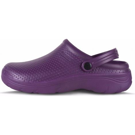 Zueco sanitario anatómico con cámara ortopédica WORKTEAM P2006 44/45 Morado
