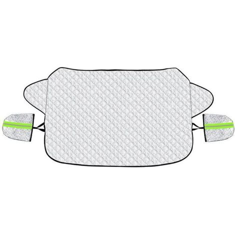 Windschutzscheibenabdeckung, magnetische Windschutzscheibenabdeckung, faltbarer Sonnenschutz für Autos, universeller Sonnenschutz für Autos, Frostschutz, Schnee- und Eisschutz, 147 x 100 cm - Crezuo