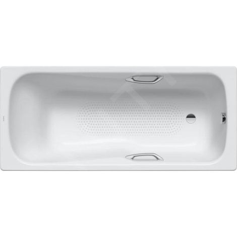 Kaldewei Advantage - Baignoire rectangulaire Saniform Plus Star 336, 1700x750 mm, avec trous pour poignées, antidérapant sur (1/4)