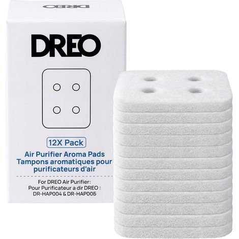 Coussinet d'aromathérapie, lot de 12 pour purificateur d'air 338/338S (DR-HAP008/008S) (1/4)