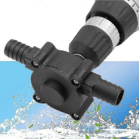 Kit de pompe à eau pour perceuse électrique, outils de jardinage et d'extérieur (1/4)