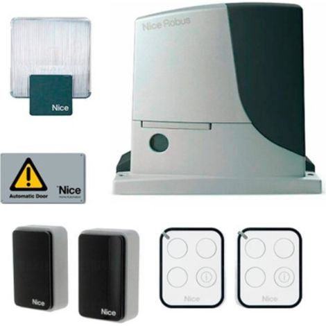 Kit bidirezionale cancello scorrevole fino a 1000 Kg Nice RB1000BDKCE