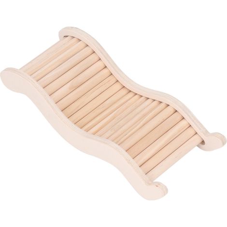 Échelle pour hamster en bois, pont-échelle facile à installer, jouet d'escalade interactif anti-anxiété, idéal pour la décoration (taille M). (1/5)