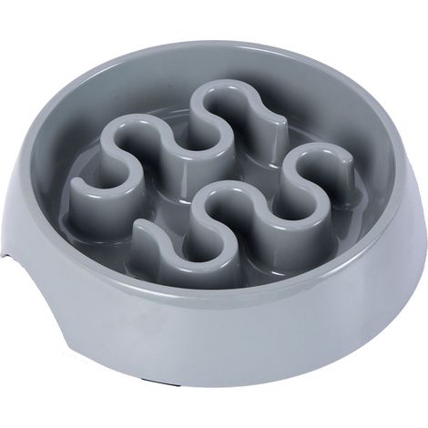 Gamelle en mélamine pour Chien Ø 5,5 x 25 cm Gris