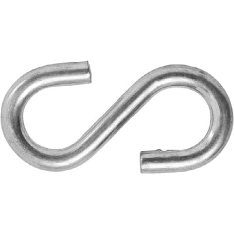 Ganci zincati, collegamento complementare, tipo S, 5x50mm, 2 pezzi