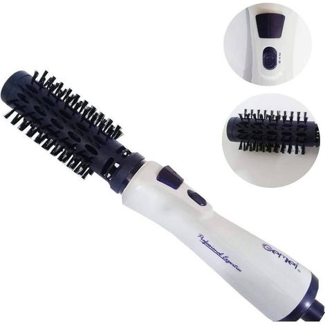 Trade Shop - Heißluft-Drehbürste Haartrockner Styler Haar GM-4826 1000W Teller - (1/5)