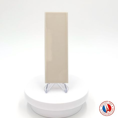 Aelle - Carrelage sol / mur briquette rectangulaire uni beige sable brillant 5X15 cm FÄRGBLOCK LUCIDO SABIA FGB102L - Vendu par boîte de 0,60 m² (1/5)
