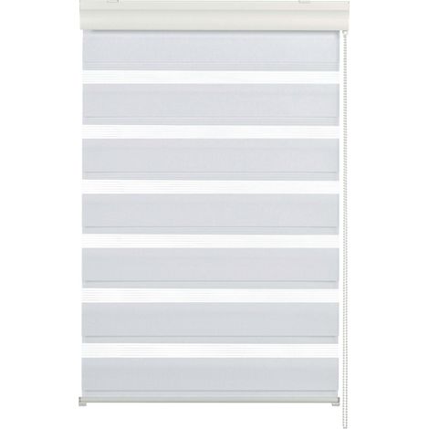 Doppelrollo 60x160 weiss (1/2)