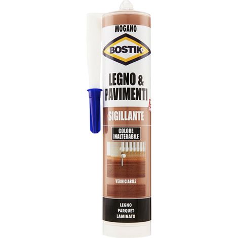 SILICONE ACRILICO LEGNO PAVIMENTI BOSTIK MOGANO ML 300