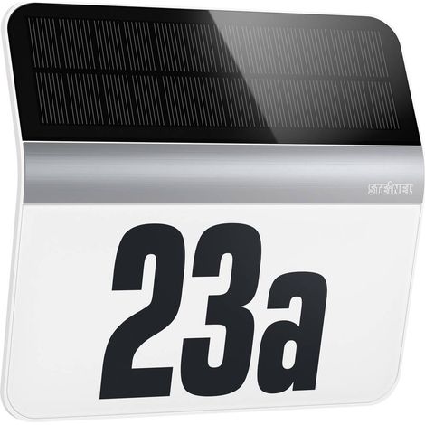 Steinel XSolar LH-N 007140 Lampada solare per numero civico LED (monocolore) LED a montaggio fisso 0.03 W acciaio inox (1/4)
