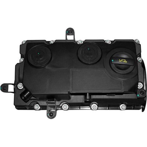 High-performance valve cover (gasket included) for Audi A3 8P, Volkswagen Golf, SEAT and Skoda (part number 03G103469M) - Engine repair. (1/4)