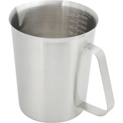 1500 ml Messbecher aus Edelstahl – Küchenhelfer zum Kochen und Backen (1/5)