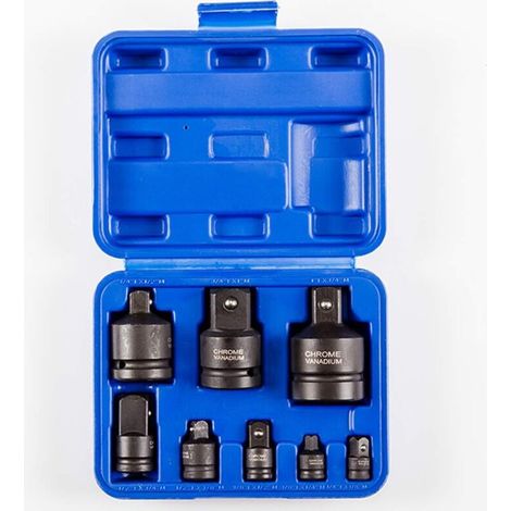 AMXCNOY 8 tlg Kraft-Stecknuss-Adapter,8-teiliges Schlagadapter-Set (1/4)