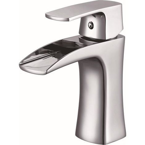 Robinet cascade acier inoxydable – Hauteur 16 cm – Modèle 9036 – Design élégant (1/5)