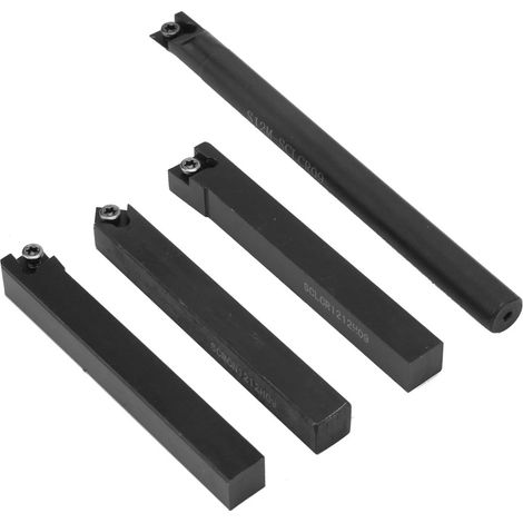 Satz von 10 S12m Drehwerkzeughaltern SCLCR09 SCLCR1212H09 SCLCL1212H09 SCMCN1212H09 mit Hartmetalleinsätzen (1/4)