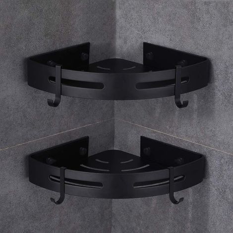 Bath Corner Shower Shelves Adhesive Caddy