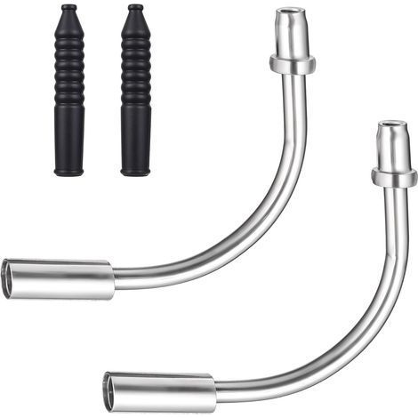 Compatible avec les gaines de frein Giantree, coude à 90°, coude de frein pour vélo, accessoires de frein en V, pour VTT et vélos de route (1/4)