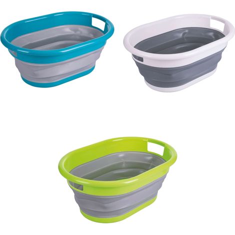CESTA BIANCHERIA PIEGHEVOLE PP E TPR 3 COLORI ASSORTITI (1/5)