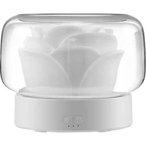 Diffuseur Aromatique Ultrasonique avec Réservoir 400mL et Lumière LED 7 Couleurs - Humidificateur Silencieux 25dB pour Bureau et Maison (1/5)