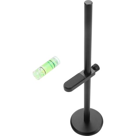 Support de carte graphique GPU, support magnétique universel réglable et antidérapant avec prise - Support en aluminium avec 1 niveau à bulle pour joueurs et bricoleurs sur PC (noir) (1/5)