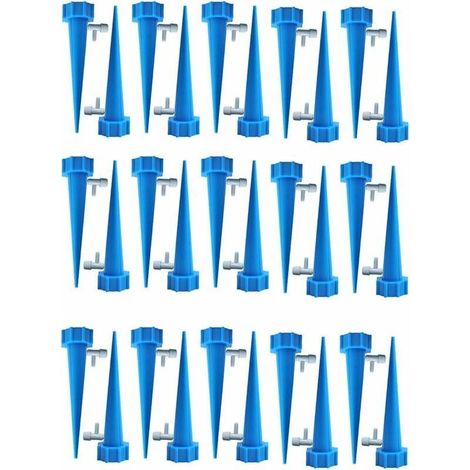 Goutte à Goutte Bouteille, Irrigation Goutte à Goutte Bouteille, Arroseur Automatique Plantes, Arrosage Goutte a Goutte, avec Vannes de Régulation, pour Jardin Maison Intérieur Extérieur,75g (1/5)