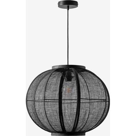 Lámpara de techo colgante en lino Ziyec SKLUM         Ø50 cm (1/5)