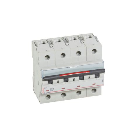 DX3 4P : D 10A , C 16A 36kA , D 16A 10kA , C 16A 50kA , C 32A 36kA LEGRAND