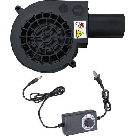 Barbecue fan with cooling system and quick ignition for outdoor barbecues, ideal for camping. - AquaForge (1/5)