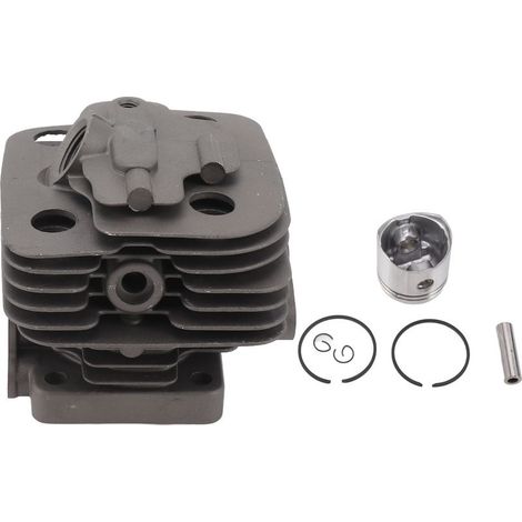 Kit Cylindre Et Pistons 34mm - Pour Tondeuse SRM 260 SRM 261 - Alliage D'aluminium - Réparation Moteur - 1 Cylindre + 6 Pistons (1/5)