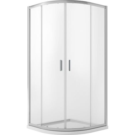 Duschkabine halbrund Klarglas h 198 mod. Ready 80x80 cm